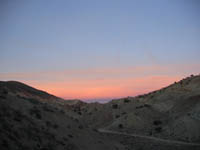 Sunset southeast of Sigurd, Utah