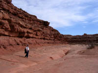 Traci at the beginning of the narrows