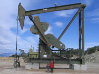 Michael and Bradley at a gas well